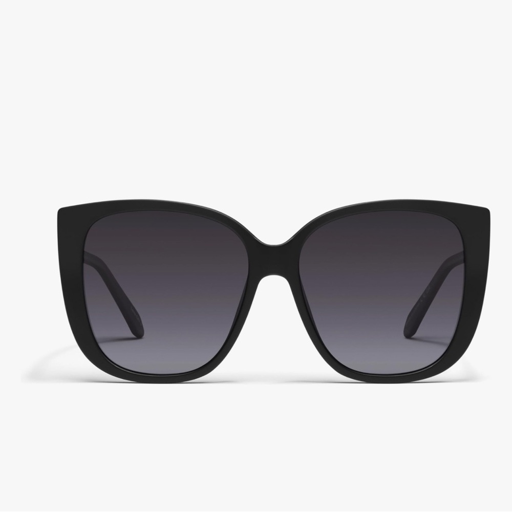 Quay Australia Black Oversized Square Sunglasses